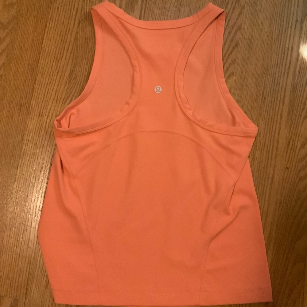 Lululemon orange racer back